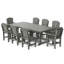 Ensemble de salle à manger 9 pièces 44 po x 94 po Heritage-109787844-125118831