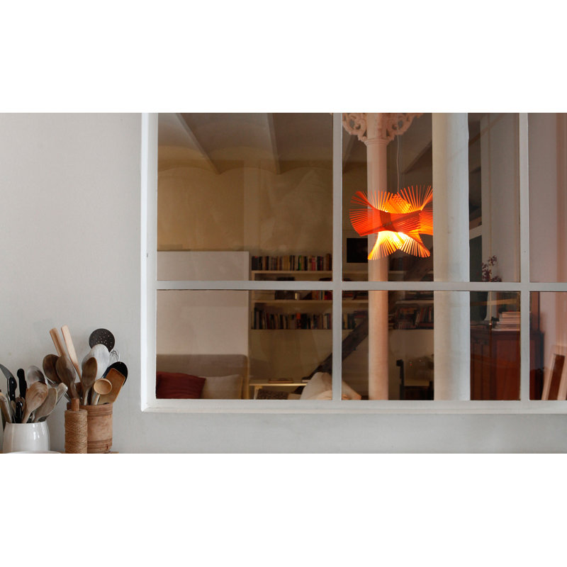 Minimikado 1 - Light Pendant, E26, Orange