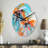 Palm Trees Palm VI - Pear Shape Large Palms & Palm Trees 3D Wall Clock-105482500
