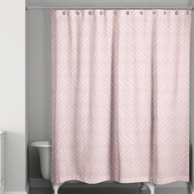 Rideau de douche géométrique simple