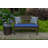 Casual Cushion Floral Sunbrella® Fabric 1-Piece Indoor/Outdoor Square Throw Pillow, 15"W x 15"L, Andy Cobalt-929047167-929047160