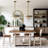 Harbor View Counter Height Farmhouse Dining Table with Storage