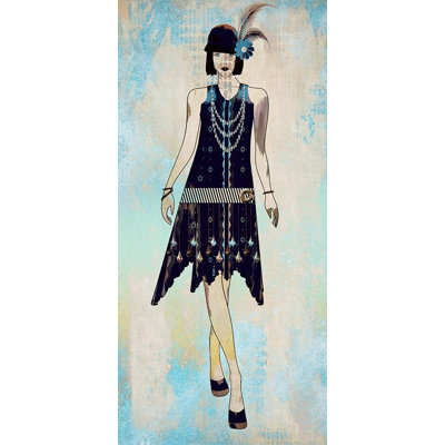 " Roaring Twentys Fashion III " by Ronald Bolokofsky Painting Print