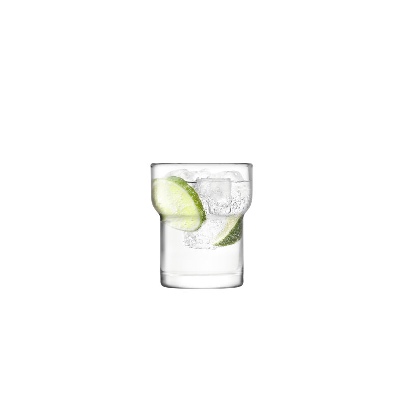 Utility Handmade Glass Drinking Glass, Clear