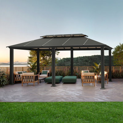 Pavillon de jardin en aluminium Santa Monica