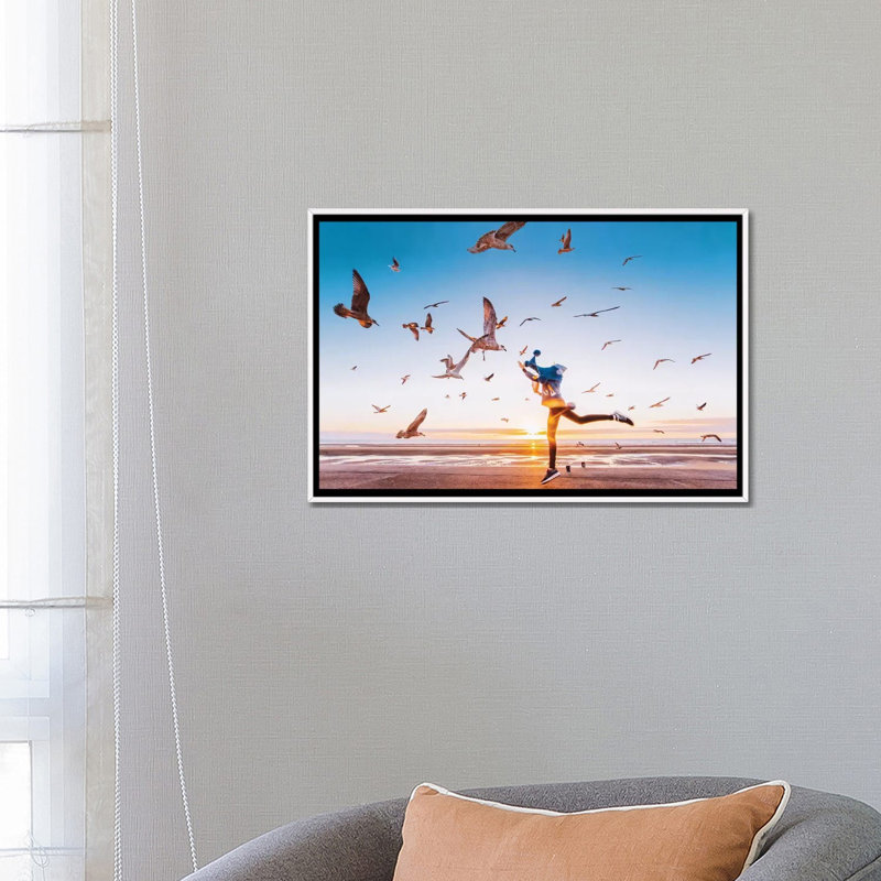 Fly de Hobopeeba-reproduction de photo, Toile blanche encadrée, Pas de tapis, H 18 po x l 26 po x P 1,5 po
