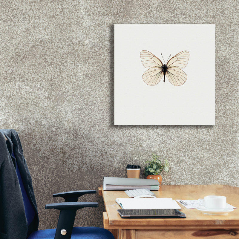 «Papillon blanc» par PhotoINC Studio, H 26 po x l 26 po x P 1,5 po