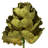 8" flower Basil Queen Flower, 1 stem, Dried