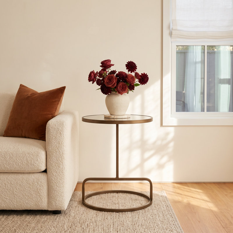 Bethany Marble Tray Top End Table