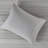 4 PCS Full/Queen Cationic Dyed Clip Jacquard Comforter Set With Throw Pillow Grey-114494787