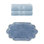 Ensemble de serviettes de bain et tapis de bain 100% coton Talbert Collection