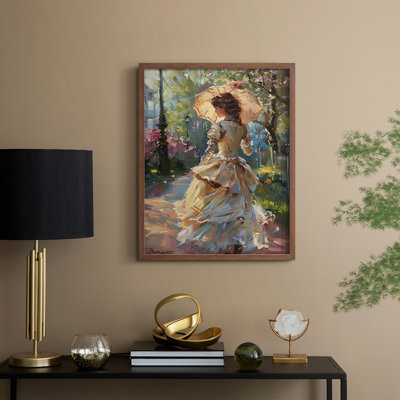 «WOMEN Series DCCIV», reproduction encadrée - bois massif
