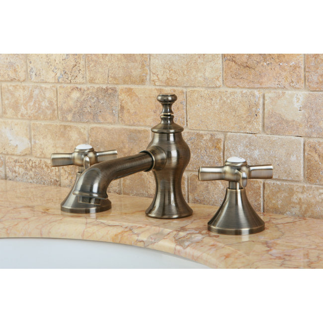 Millennium Double Handle Widespread Bathroom Faucet with Pop-Up Drain