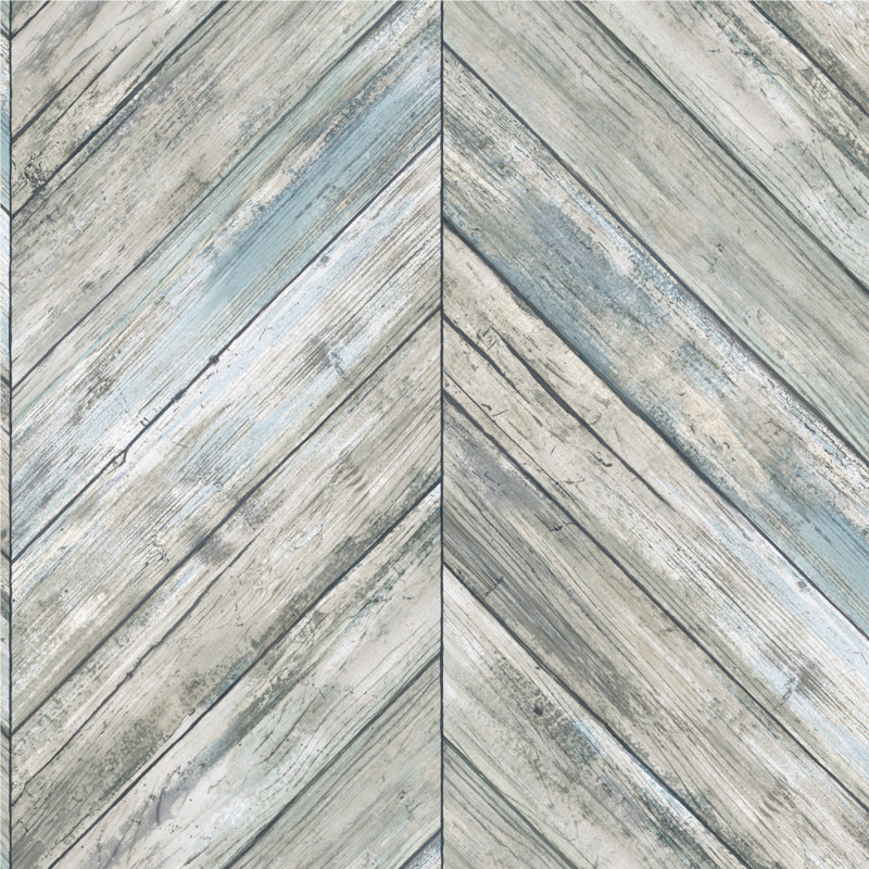 Rouleau de papier peint adhésif Healdton, Bleu/gris