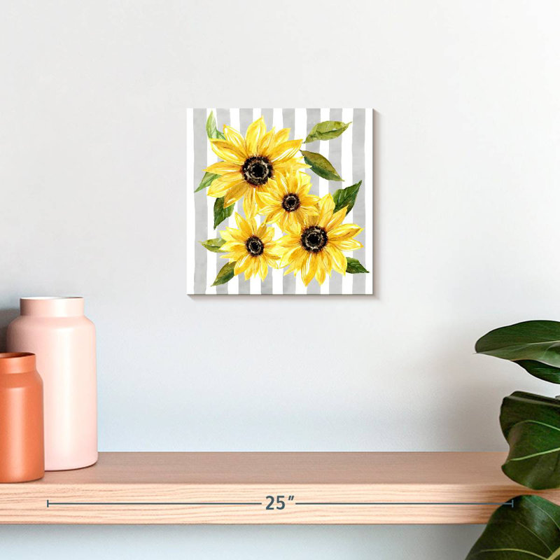 Tournesol II, H 10 po x l 10 po