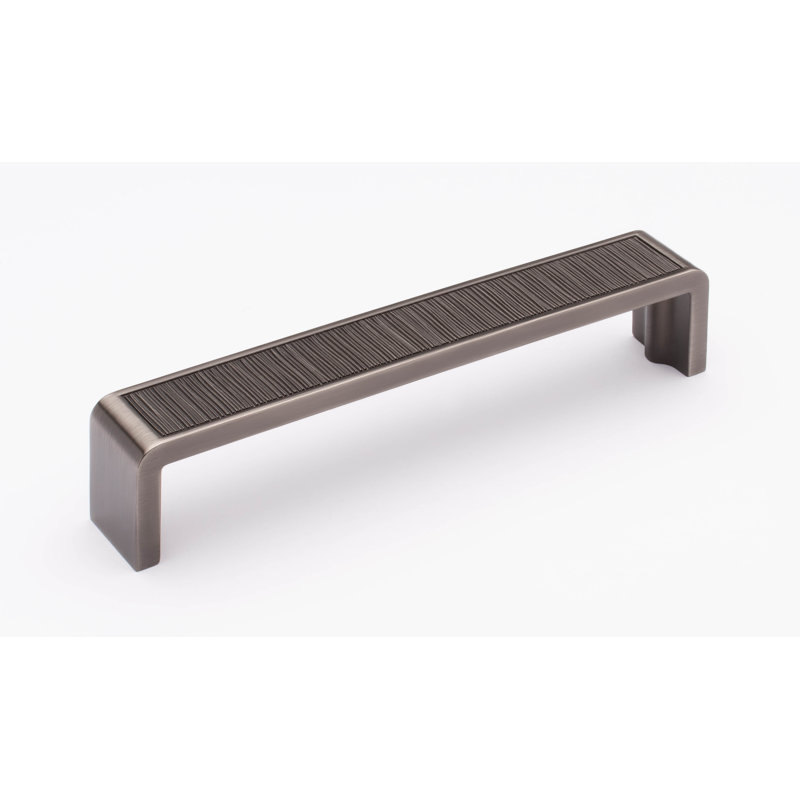 Brushed 12" Center to Center Bar Pull, 6", Gunmetal