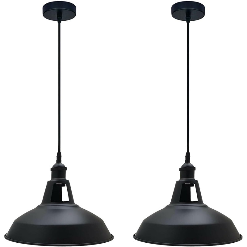 Johanna 1 - Light Black Dome Pendant