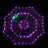 4 ft. Outdoor Animated Spider Web - Purple Web