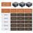 30 PCS Interlocking Deck Tiles Checker Pattern