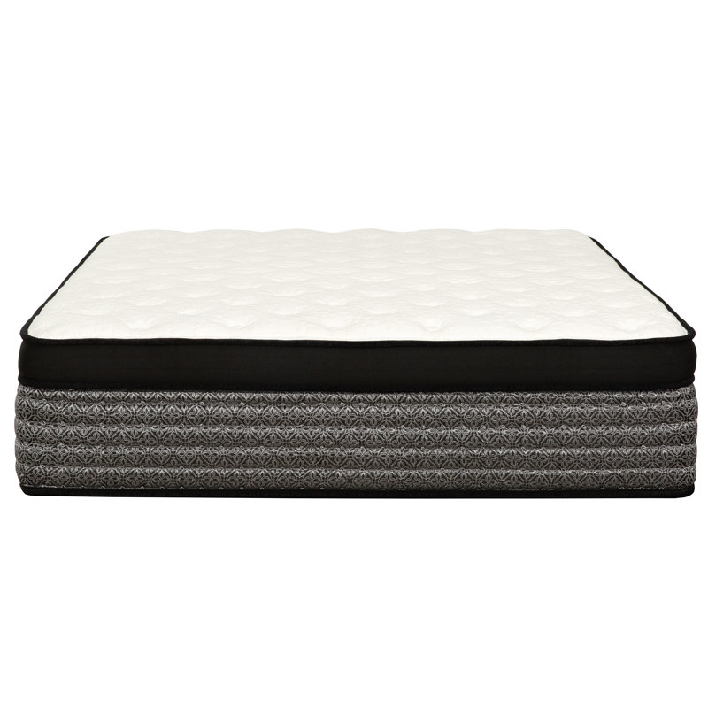 Plush Hybrid Mattress, Euro Top Gel-Memory Foam & Pocket Spring Mattress, Cooling Technology, Low Motion Tranfer, 14", Full 