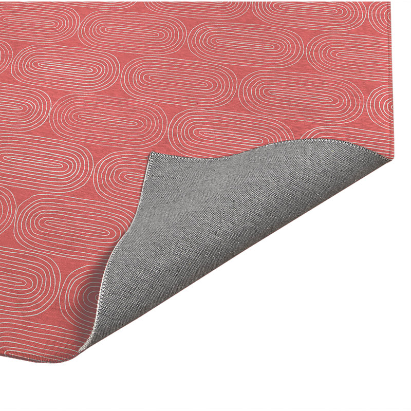 Tapis de cuisine Earthy Embrace, Vieux rose, Rectangle 5 pi x 7 pi
