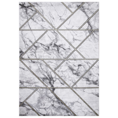 Perryopolis gris géométrique sans or vieilli