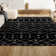Kerana Moroccan Beni Souk Black/Cream Rug