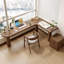 Bureau d'angle en bois massif en forme de L-1451801768-1451801790