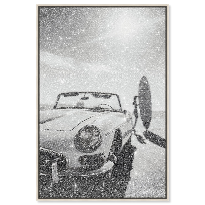 Coast Drift Print by Oliver Gal, 11"H x 16"W, Silver Floater Frame