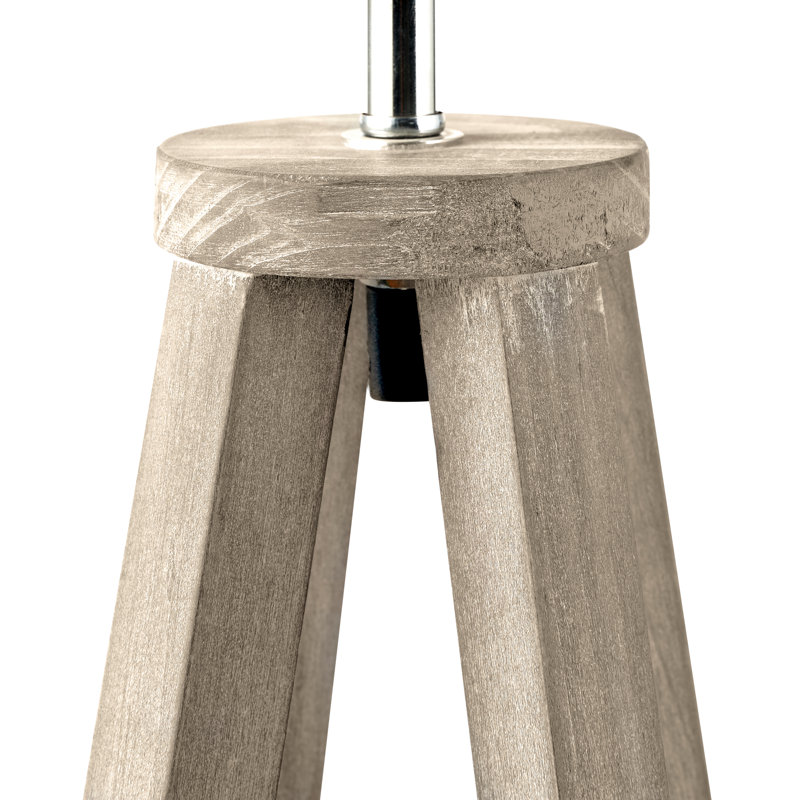 Table Lamp, Cotton, White, Grey