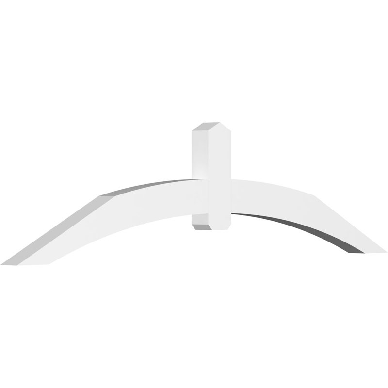 Support pour pignon en PVC Archdale, H 24 po x l 96 po (pas: 6/12), P 4 po x F 6 po