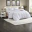 Elegant Modern Bedding Sets, Polyester Striped Design For Bedrooms