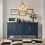 Buffet armoire - Buffet rétro avec tablettes réglables