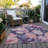 Machine Washable Indoor/Outdoor Claudian ACN1564 Pink Rug-103498473