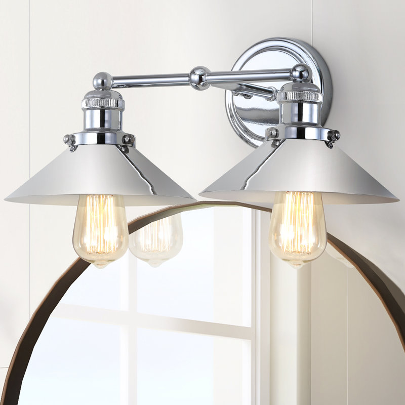 Éclairage pour meuble-lavabo en métal Bagatelle, Chrome chrome, 2