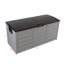 Coffre de terrasse en plastique 75 roulettes 75 gallons