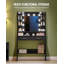 Dressing Table with Mirror and Led Light, Vanity Desk with Adjustable Brightness, Vanity Table with Shelves and 2 Drawers, for Bedroom, Living Room, 40 x 80 x 149 cm -979051765