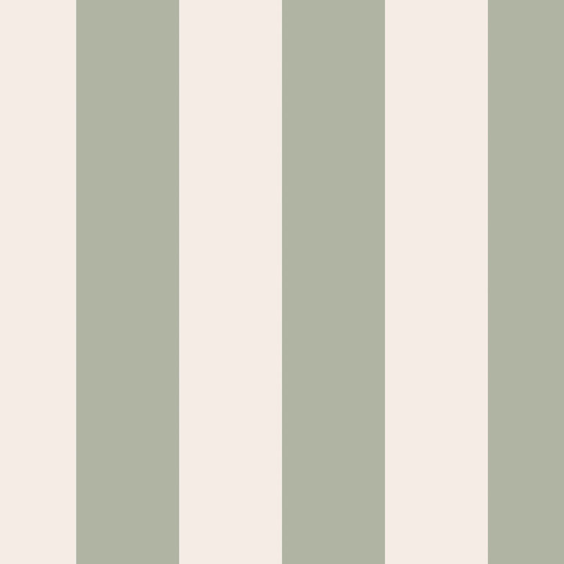Cath Kidston Canopy Stripe Duck Egg Wallpaper, Green