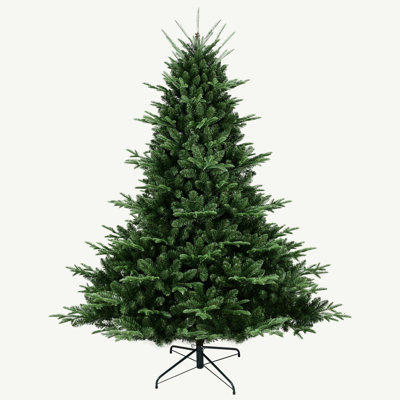 Christmas Tree Simulate Nature Advanced Materials Premium Hinged Spruce Artificial Douglas Firs Tree, Christmas Holiday Party Atmosphere Decoration New Year Celebration PE+PVC Xmas Tree