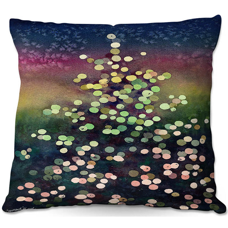 Coussin décoratif arbre de noël canapé, 20 po x 20 po