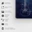 «Gibson Les Paul Guitar 1955 Blue Chalkboard», impression encadrée-425059290-421980219