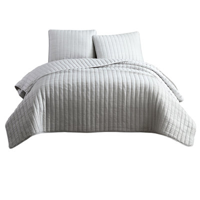 Microfiber 3 Piece Coverlet Set