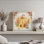 «Fall Pumpkin Floral I» par Nicole DeCamp, reproduction d'art