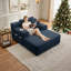 Chaise longue convertible en velours côtelé avec rangement et support à ressorts-1212794339-1212794348