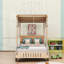 Lit en bois Jainy avec tablette et DEL-608695909