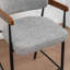 Tabouret de comptoir rembourré avec accoudoirs Devane-123161735
