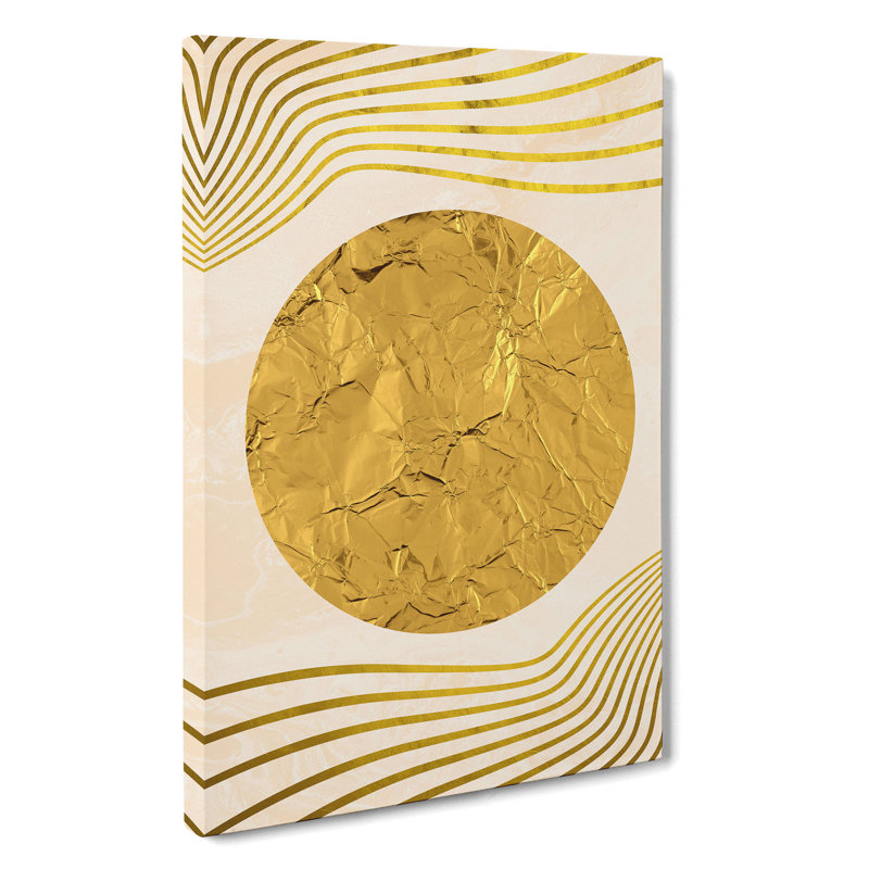 Golden Sun - Wrapped Canvas, 91cm H x 60cm W x 3cm D