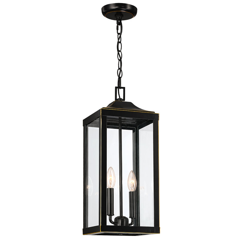 Lanterne suspendue d'extérieur H 20 po Gaudencia, Bronze