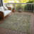 Machine Washable Indoor/Outdoor Chayil ACN1082 Taupe Rug-109483902