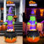 Décorations d'Halloween gonflables 7 pi, sorcières avec chaudron